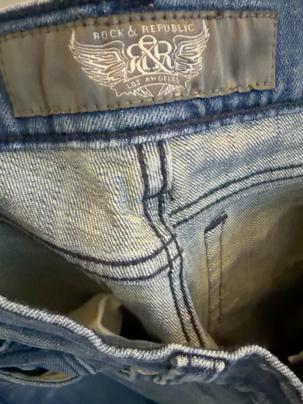 Rock & Republic Stella Jeans 26 Embellished Bootcut Y2K - Picture 6 of 8